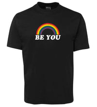 Load image into Gallery viewer, Be You Rainbow Logo Adults T-Shirt