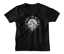 Load image into Gallery viewer, Jila Unicorn - Free To Be Me Childrens T-Shirt