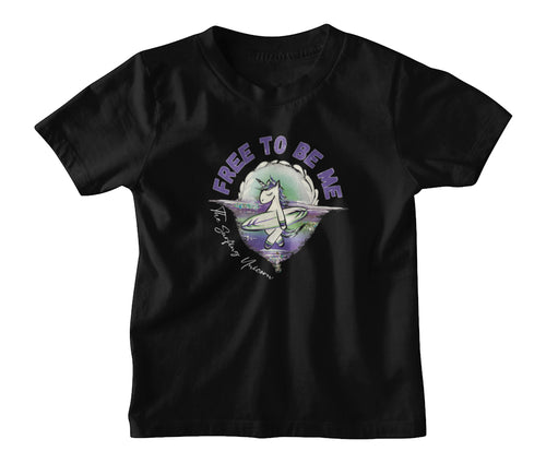 Jila Unicorn - Free To Be Me Childrens T-Shirt