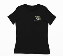 Load image into Gallery viewer, Uzzy Unicorn - Wise Wild Free Small Logo Ladies Fit T-Shirt