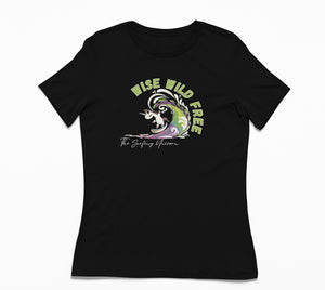 Uzzy Unicorn - Wise Wild Free Ladies Fit T-Shirt